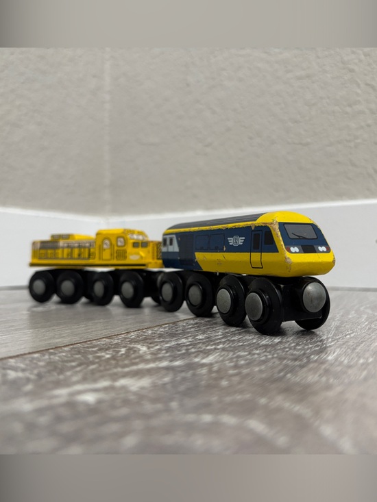 Maxim Other - Maxim Wooden Train Set - Yellow